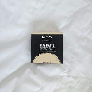 NYX • STAY MATTE  • BUT NOT FLAT  Powder Foundation " NUDE  "  0.26 oz SEALED